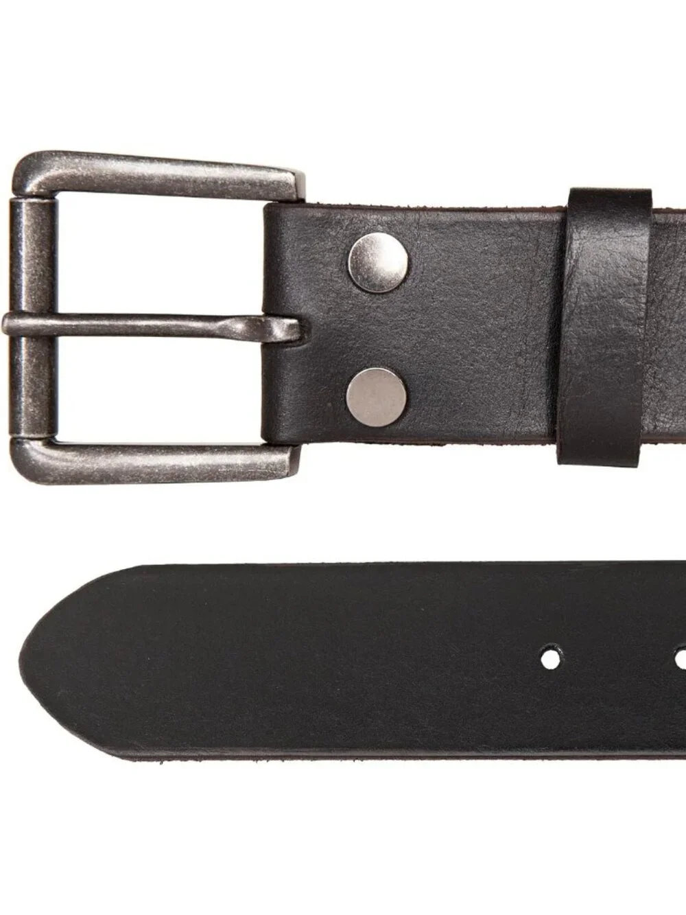 Classic Casual Men's Leather Belt | Everyday Wear | Genuine Leather | Metal